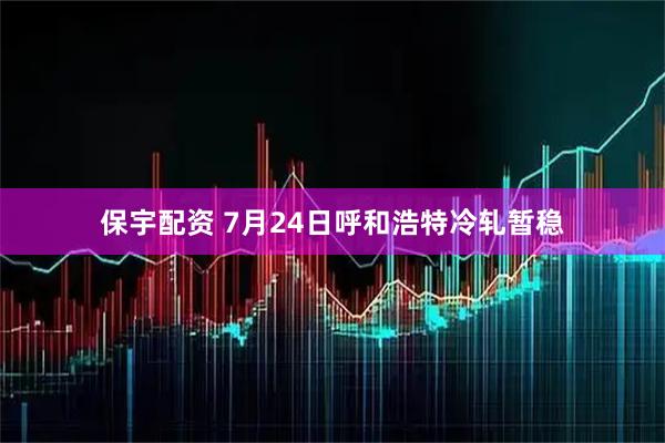保宇配资 7月24日呼和浩特冷轧暂稳